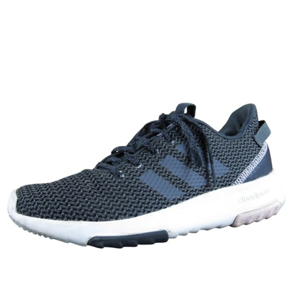 adidas Women Cloudfoam Sneaker Black Synthetic Sz 8.5 Medium Used 2025